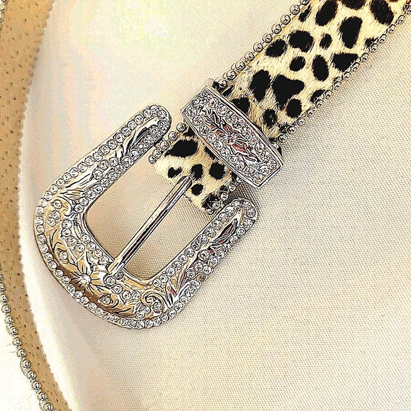 Christine Alexander Spotted Calf Hair Belt main image 6